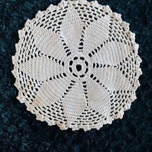 Handmade Vintage Crochet Doily